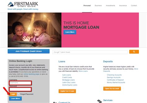 firstmark online banking log in